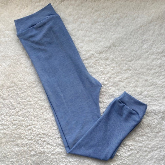 Legging jersey blauw streep
